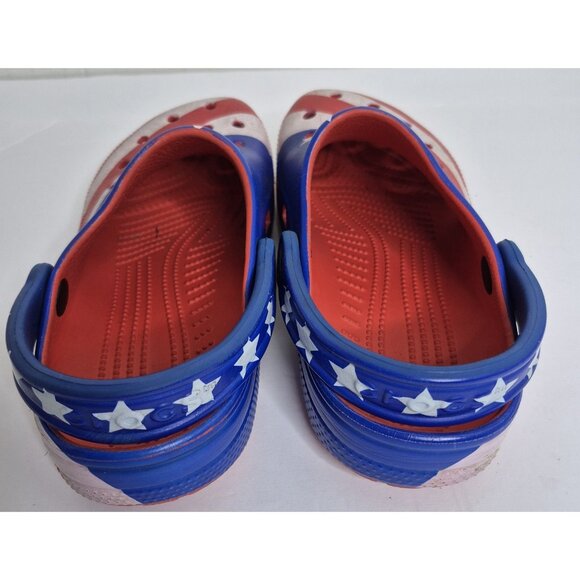 Crocs Classic American Flag Clog Youth Boys/ Girls Sz J 4 - Picture 3 of 9